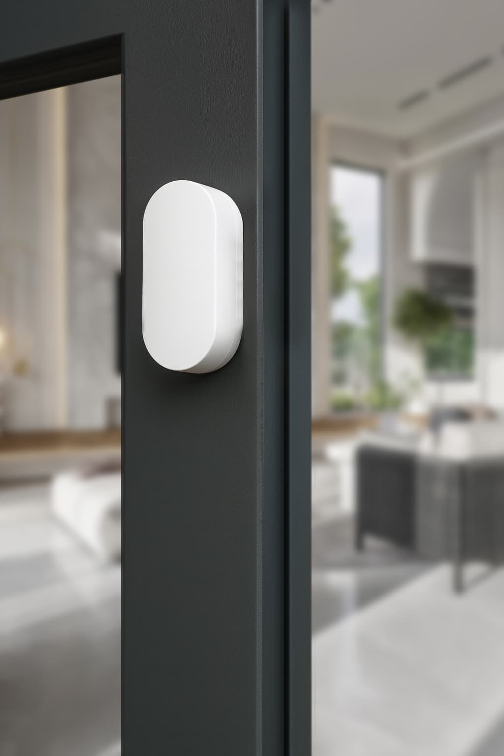 PIERRE Door & Window Sensor mounted on a door frame
